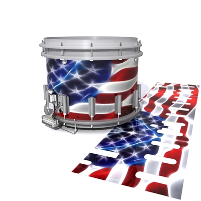 Dynasty DFX 1st Gen. Snare Drum Slip - Stylized American Flag