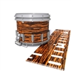 Dynasty DFX 1st Gen. Snare Drum Slip  - Chaos Brush Strokes Orange and Black (Orange)