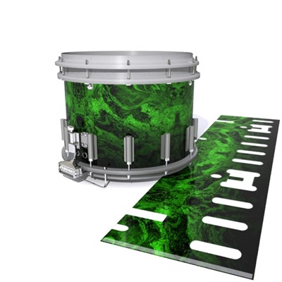 Dynasty DFX 1st Gen. Snare Drum Slip - Forest GEO Marble Fade (Green)