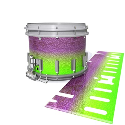 Dynasty DFX 1st Gen. Snare Drum Slip - Joker Drop Fade (Purple) (Green)