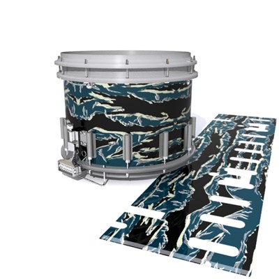 Dynasty DFX 1st Gen. Snare Drum Slip - Nighthawk Tiger Camouflage (Blue)