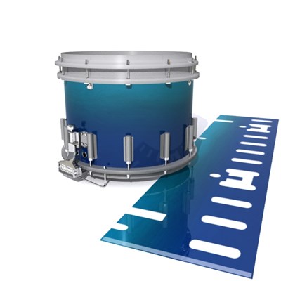 Dynasty DFX 1st Gen. Snare Drum Slip - Pacific Fade (Blue) (Aqua)