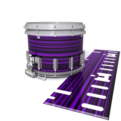 Dynasty DFX 1st Gen. Snare Drum Slip - Purple Horizon Stripes (Purple)