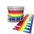 Dynasty DFX 1st Gen. Snare Drum Slip - Rainbow Stripes (Themed)