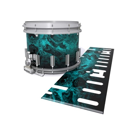 Dynasty DFX 1st Gen. Snare Drum Slip - River GEO Marble Fade (Aqua)