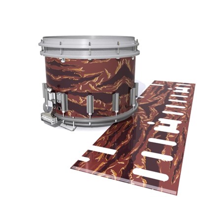 Dynasty DFX 1st Gen. Snare Drum Slip - Sabertooth Tiger Camouflage (Red)