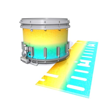 Dynasty DFX 1st Gen. Snare Drum Slip - Set Sail (Aqua) (Yellow)