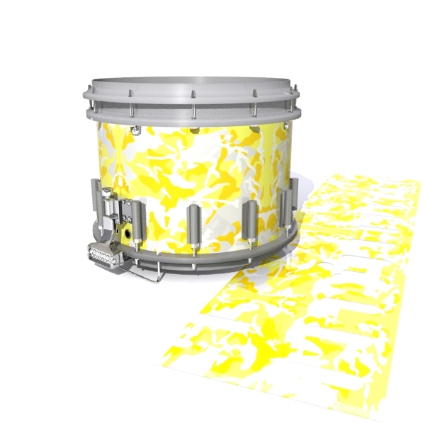 Dynasty DFX 1st Gen. Snare Drum Slip - Solar Blizzard Traditional Camouflage (Yellow)