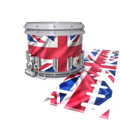 Dynasty DFX 1st Gen. Snare Drum Slip - Union Jack (Themed)