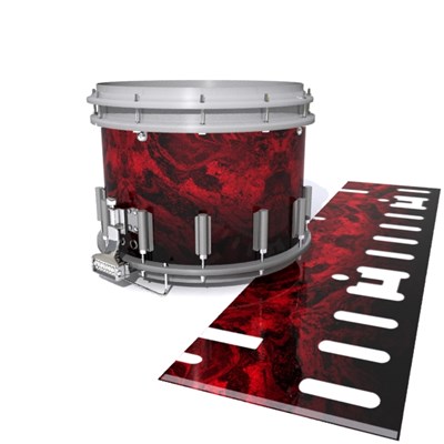 Dynasty DFX 1st Gen. Snare Drum Slip - Volcano GEO Marble Fade (Red)