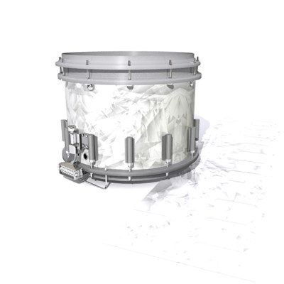 Dynasty DFX 1st Gen. Snare Drum Slip - White Cosmic Glass (Neutral)