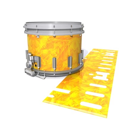Dynasty DFX 1st Gen. Snare Drum Slip - Yellow Cosmic Glass (Yellow) (Orange)