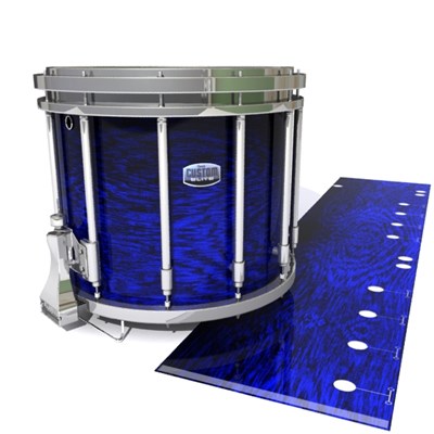 Dynasty Custom Elite Snare Drum Slip - Andromeda Blue Rosewood (Blue)