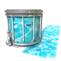 Dynasty Custom Elite Snare Drum Slip - Aquatic Refraction (Themed)