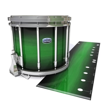 Dynasty Custom Elite Snare Drum Slip - Asparagus Stain Fade (Green)