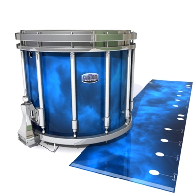 Dynasty Custom Elite Snare Drum Slip - Blue Smokey Clouds (Themed)