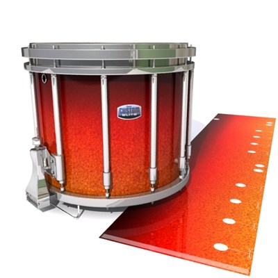 Dynasty Custom Elite Snare Drum Slip - Coral Sunset (Orange)
