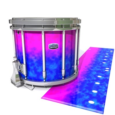 Dynasty Custom Elite Snare Drum Slip - Cotton Candy (Blue) (Pink)