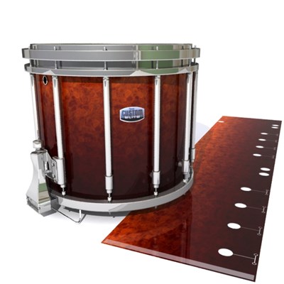 Dynasty Custom Elite Snare Drum Slip - Hot Lava (Orange)