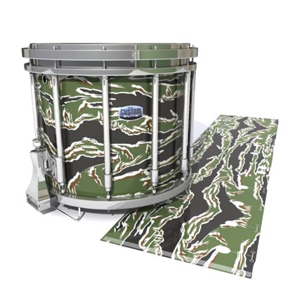 Dynasty Custom Elite Snare Drum Slip - Liberator Tiger Camouflage (Green)