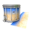 Dynasty Custom Elite Snare Drum Slip - Maple Woodgrain Blue Fade (Blue)