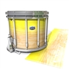 Dynasty Custom Elite Snare Drum Slip - Maple Woodgrain Yellow Fade (Yellow)