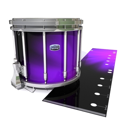 Dynasty Custom Elite Snare Drum Slip - Purple Light Rays (Themed)