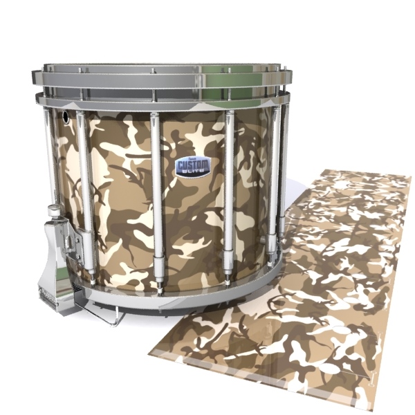 Dynasty Custom Elite Snare Drum Slip - Quicksand Traditional Camouflage (Neutral)