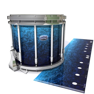 Dynasty Custom Elite Snare Drum Slip - Rocky Sea (Blue)