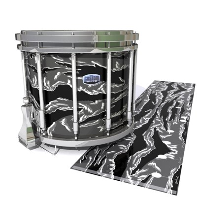 Dynasty Custom Elite Snare Drum Slip - Stealth Tiger Camouflage (Neutral)