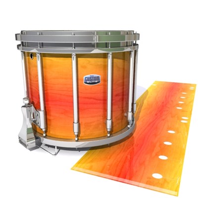 Dynasty Custom Elite Snare Drum Slip - Sunshine Stain (Orange) (Yellow)