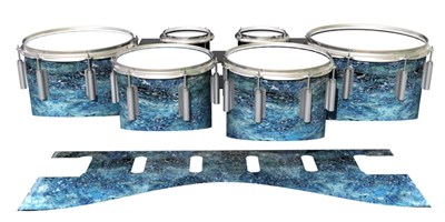 Dynasty 1st Generation Tenor Drum Slips - Aeriform (Blue)