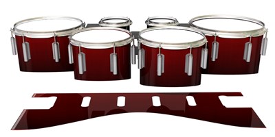 Dynasty 1st Generation Tenor Drum Slips - Apple Maple Fade (Red)