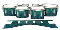 Dynasty 1st Generation Tenor Drum Slips - Aquamarine Blue Pearl (Aqua)