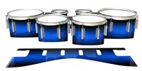 Dynasty 1st Generation Tenor Drum Slips - Azure Stain Fade (Blue)