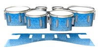 Dynasty 1st Generation Tenor Drum Slips - Blue Ice (Blue)