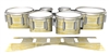 Dynasty 1st Generation Tenor Drum Slips - Chaos Brush Strokes Yellow and White (Yellow)