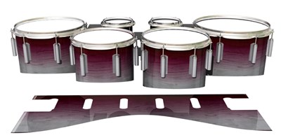 Dynasty 1st Generation Tenor Drum Slips - Cranberry Stain (Red)