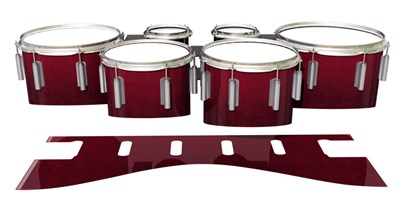 Dynasty 1st Generation Tenor Drum Slips - Crimson Depth (Red)