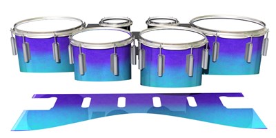 Dynasty 1st Generation Tenor Drum Slips - Dejavu (Blue)