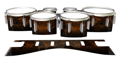 Dynasty 1st Generation Tenor Drum Slips - Earth GEO Marble Fade (Neutral)