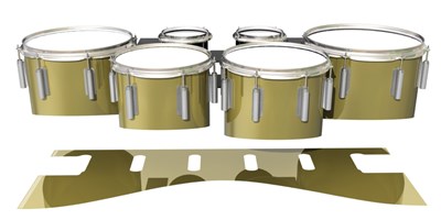 Dynasty 1st Generation Tenor Drum Slips - Gold Chrome