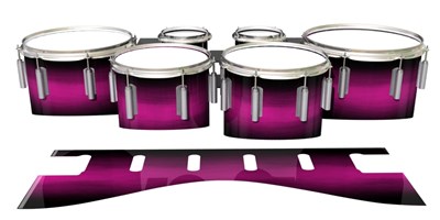 Dynasty 1st Generation Tenor Drum Slips - Hot Pink Stain Fade (Pink)