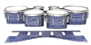 Dynasty 1st Generation Tenor Drum Slips - Lateral Brush Strokes Navy Blue and White (Blue)