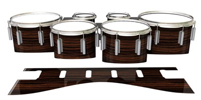 Dynasty 1st Generation Tenor Drum Slips - Macasar Grain (Neutral)