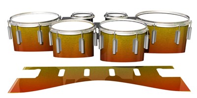 Dynasty 1st Generation Tenor Drum Slips - Madagascar Sunset (Yellow) (Orange)