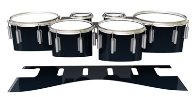 Dynasty 1st Generation Tenor Drum Slips - Navy Carbon Fade (Blue)