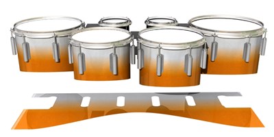 Dynasty 1st Generation Tenor Drum Slips - Orange Sherbet (Orange)
