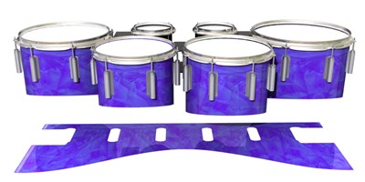 Dynasty 1st Generation Tenor Drum Slips - Purple Cosmic Glass (Purple)