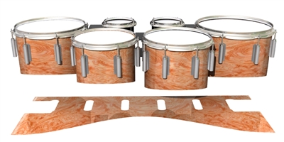 Dynasty 1st Generation Tenor Drum Slips - Radiant Burl (Neutral)